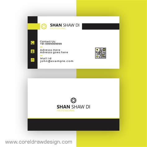 Download Creative Business Card Template Free Vector | CorelDraw Design (Download Free CDR ...