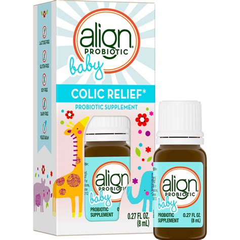 Align Baby Probiotics, Colic Relief* for Babies and Infants, 25 ...