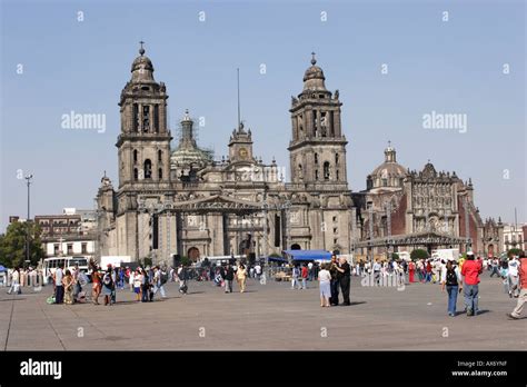 Metropolitan Cathedral Zocalo Mexico City Mexico Stock Photo - Alamy