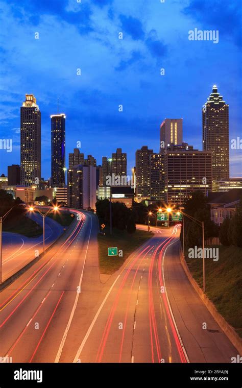 Downtown Atlanta skyline,Georgia,USA Stock Photo - Alamy