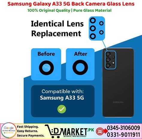 Samsung Galaxy A33 5G Back Camera Glass Lens Price In Pakistan | Fast ...