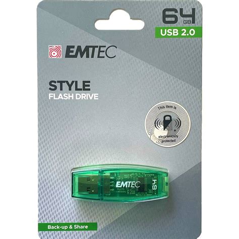 Emtec Style Flash Drive 64gb Usb 2.0 1 Pack | Woolworths