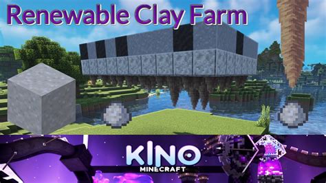 Simple renewable clay farm; Minecraft Bedrock and Java 1.18+ - YouTube