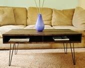 Items similar to Coffee Table, Mid Century Modern Hairpin Legs, Modern Coffee Table, Hairpin ...