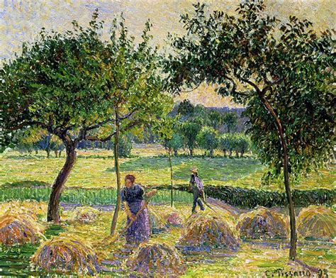 Agriculture Painting - Bountiful Harvest, 1893 by Camille Pissarro ...