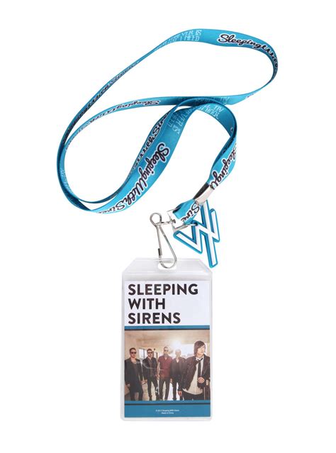 Sleeping With Sirens lanyard | Sleeping with sirens, Band merch, Sirens