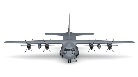 Lockheed C-130 Hercules 3D Model by frezzy