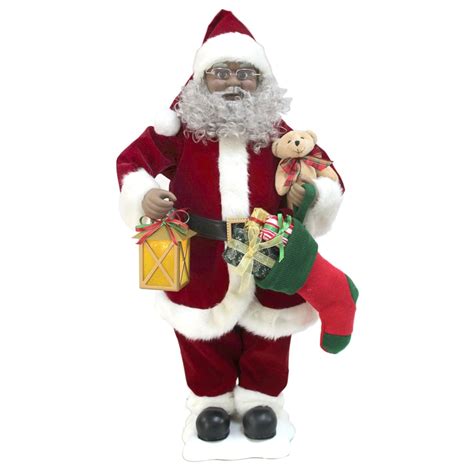 Holiday Living Animatronic Pre-Lit Musical Santa with Constant White LED Lights at Lowes.com