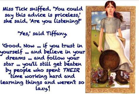 Tiffany Aching - we love Terry Pratchett | Terry pratchett quote, Terry ...