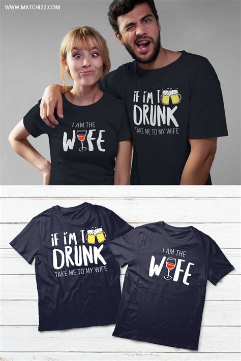 Couples Shirts Drinking Matching Outfits for Husband and Wife ...