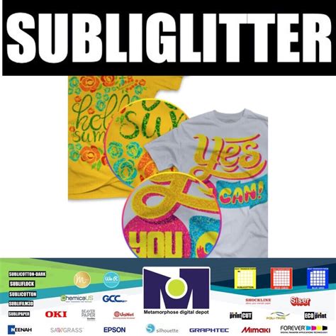 Sublimation for Cotton with Glitter SUBLIGLITTER 9.83"X12" 50 Sheets Made in USA | Michaels