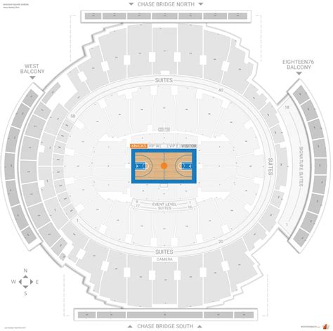 79 New Msg Seating Chart Bridge | Seating charts, New york knicks ...