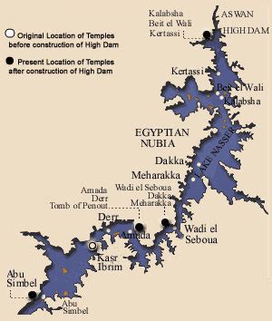 Lake Nasser Map