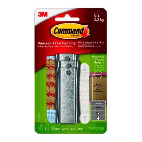 Command Picture Hangers Hooks, Pack of 3 - Walmart.com - Walmart.com