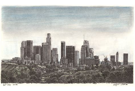 Buy prints of Downtown Los Angeles Skyline - City Art