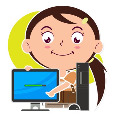 Computer Cartoon PNGs for Free Download