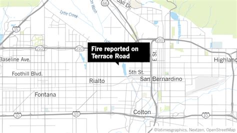 Fire erupts in San Bernardino as fierce winds buffet area - Los Angeles Times