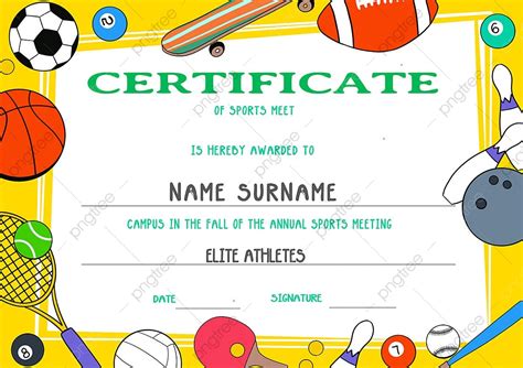 Games Certificate Template Template Download on Pngtree