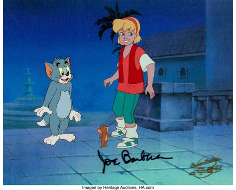 Tom and Jerry: The Movie Robyn with Tom and Jerry Production Cel | Lot #11335 | Heritage Auctions