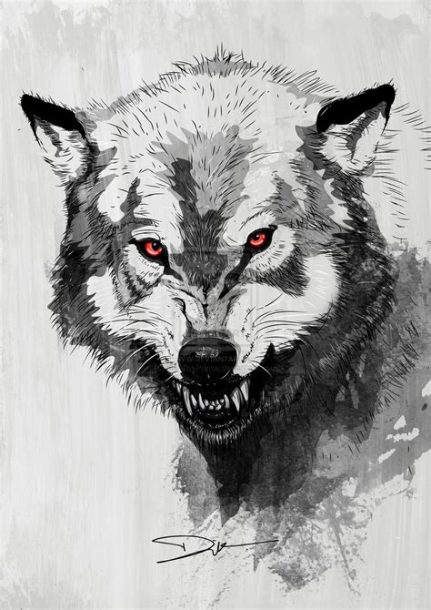 Wolf by dIk-ThePrince on deviantART | Wolf artwork, Wolf drawing, Wolf art