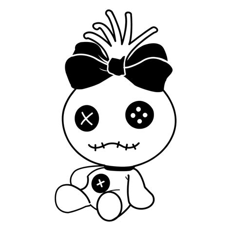 Auto Parts and Vehicles 2 Two Haunted Voodoo Doll Spooky Vinyl Decal ...