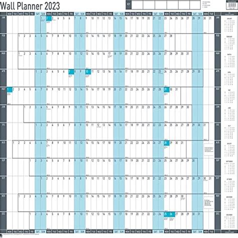 Amazon.com : Sasco Wall Planner 2021, Mounted : Office Products