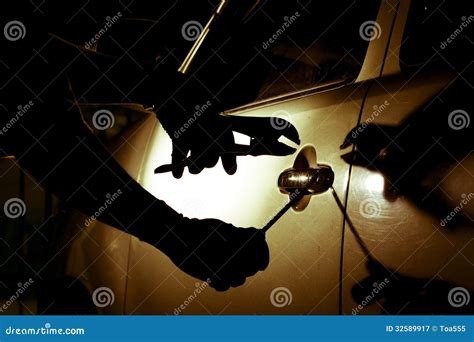 Car thief stock image. Image of danger, evil, screwdriver - 32589917