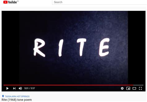 Cuke What's New: More on Rite, the film