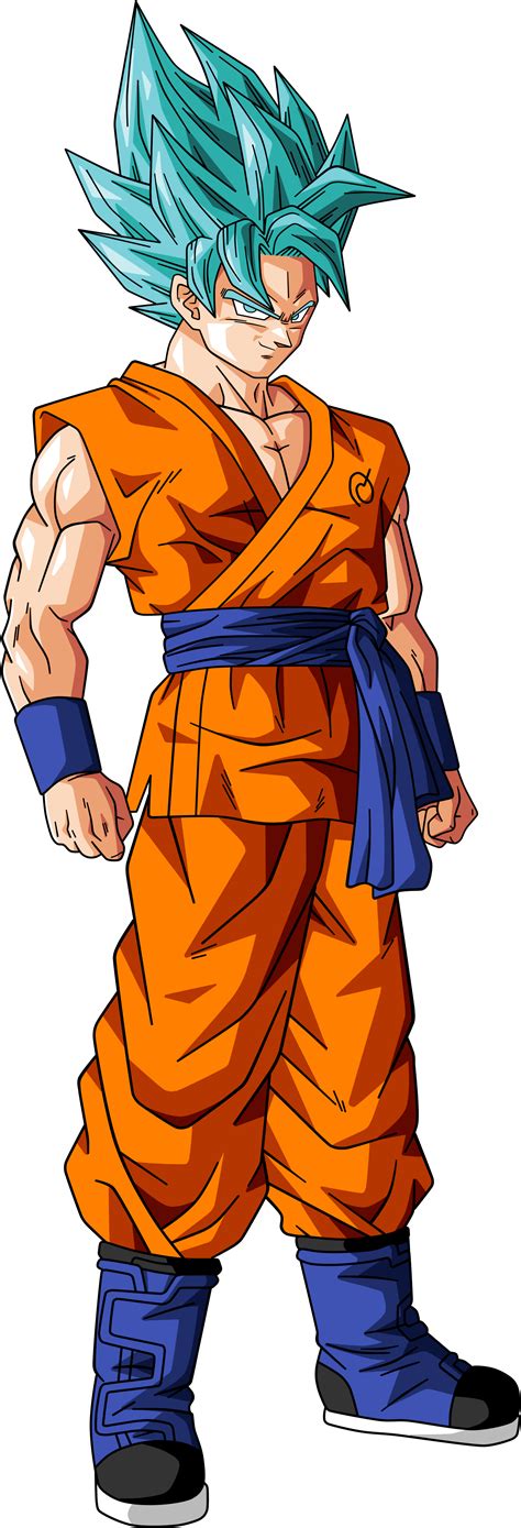 Download Goku Png Super Saiyan God - Super Saiyan Blue Full Body - Full Size PNG Image - PNGkit