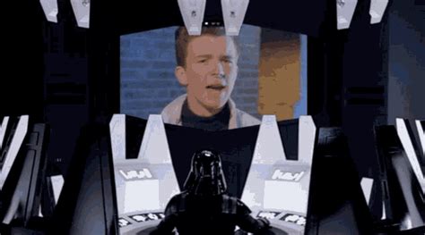 Vader Rick Astley GIF - Vader Rick Astley Give You Up - Discover & Share GIFs