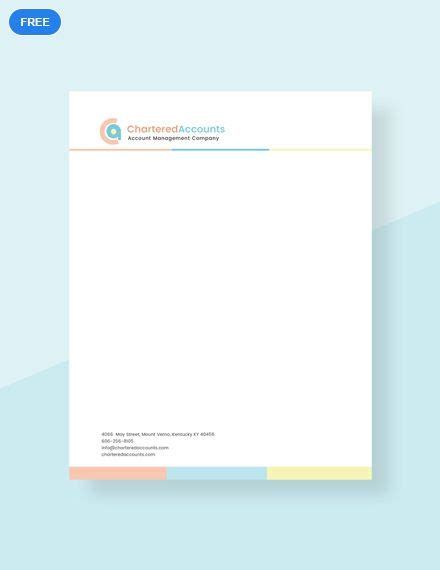 CA Letterhead Template in Pages, Word, PSD, Publisher, Illustrator ...