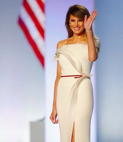 Melania Trump Wears Hervé Pierre for Inauguration Gown