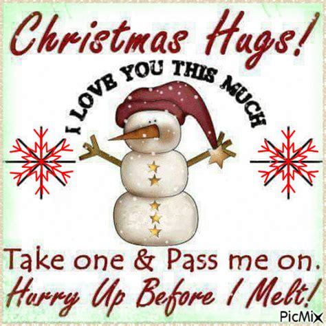 Christmas Hugs Hug Gif, Snowman, Creations, Greeting Cards, Novelty Christmas, Christmas ...