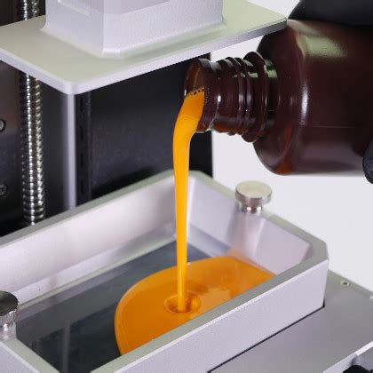 Pouring resin and starting print | Prusa Knowledge Base