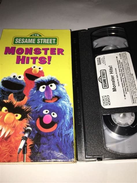 Sesame Street - Monster Hits (VHS, 1996) No Poster-Like New-RARE ...