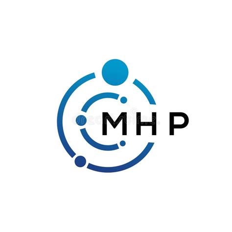 MHP Letter Technology Logo Design on White Background. MHP Creative Initials Letter it Logo ...