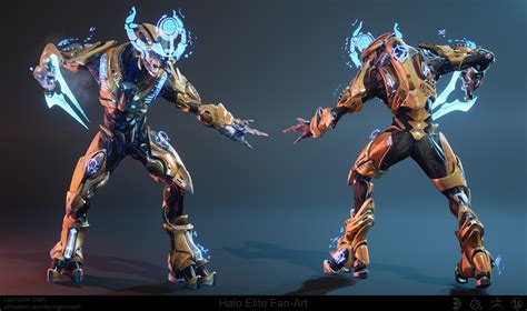 Halo Elite Fan art in UE4! — polycount