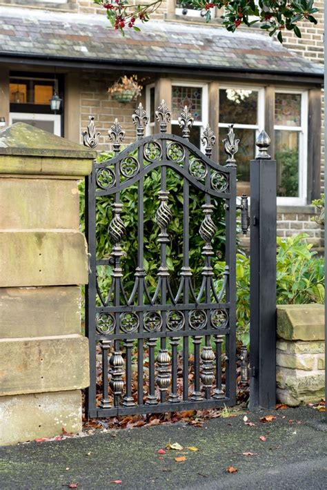 Wrought Iron Side & Garden Gates | North Valley Forge in 2021 | Wrought iron garden gates, Iron ...