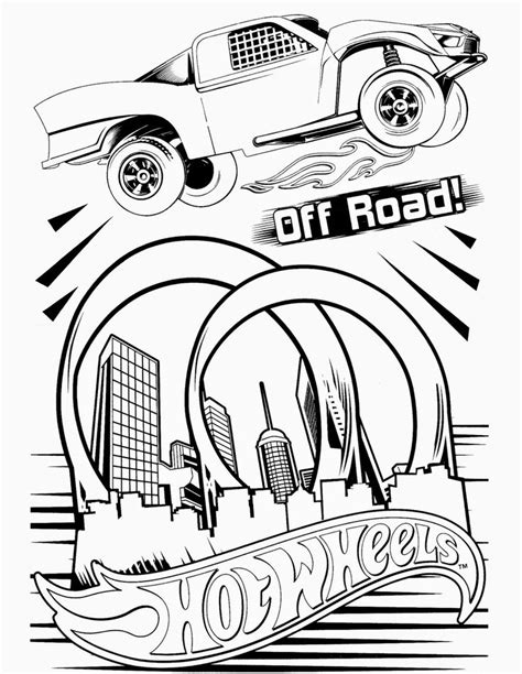 Hot Wheels Racing League: Hot Wheels Coloring Pages - Set 5 | Race car ...