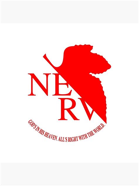 "Best Seller - Nerv Logo Merchandise" Poster by atwatergaz | Redbubble