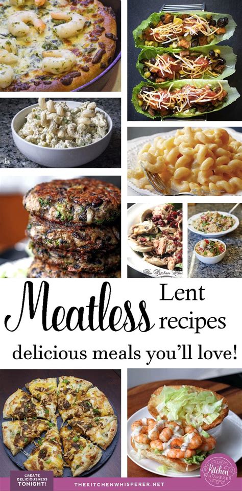 Meatless Lent Recipes – delicious meals you’ll love!