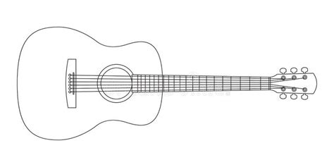 Guitar Clipart Outline - Micronica68