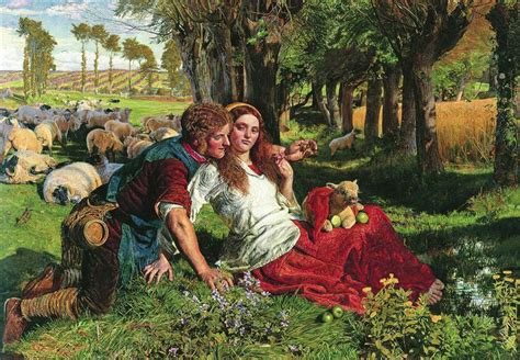 The Hireling Shepherd, 1851 - William Holman Hunt - WikiArt.org