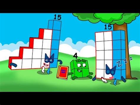 Don’t Disturb Sleeping Numberblocks 15 - Numberblocks fanmade coloring story | Disturbing, Color ...