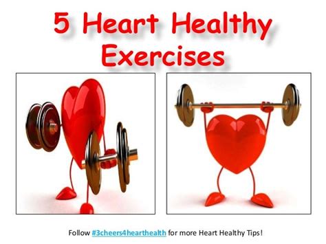 5 heart healthy exercises