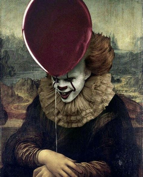 Simpler version of this, black white and red, with Tim Curry's pennywise reflected in the ...