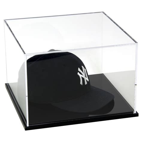 Acrylic Baseball Cap Display Case with Black Base 8" x 12" x 12" - Buy ...