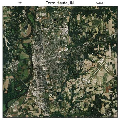 Aerial Photography Map of Terre Haute, IN Indiana