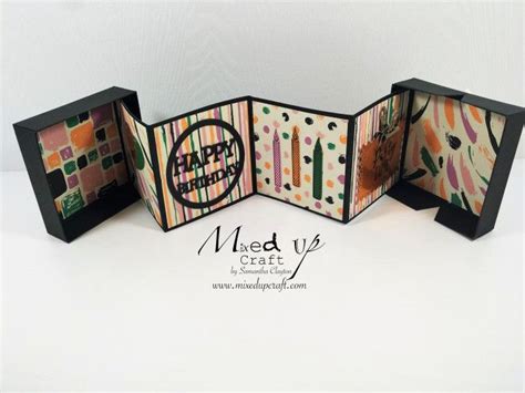 Creative Card Series No 5, Concertina Box Card | Creative cards, Card box, Fun fold cards