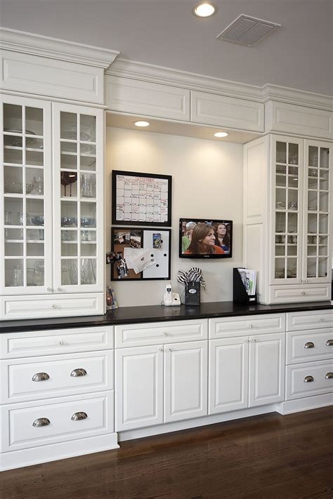 White Kitchen Built-In China Cabinet ... | Custom dining room, Dining ...